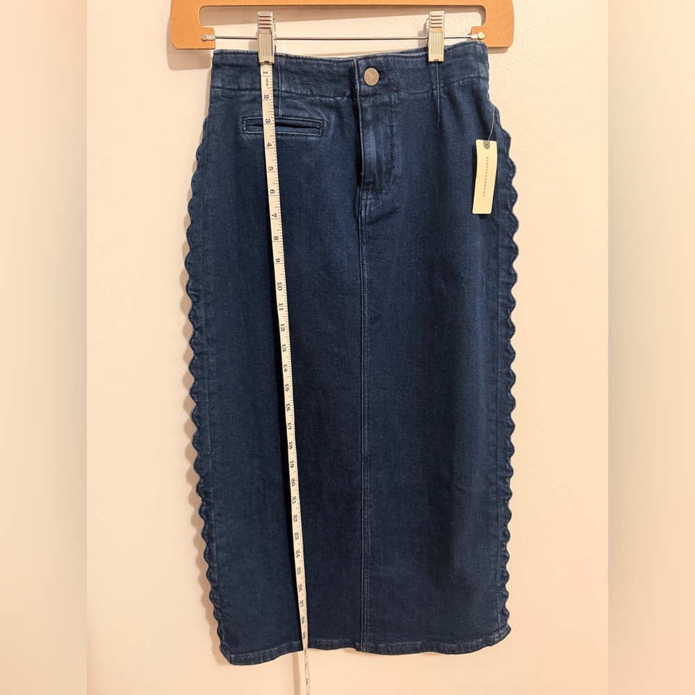 Anthropologie Maeve NWT Denim Skirt Size 00